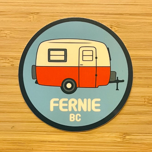 Fernie Sticker - Camper Circle - #12