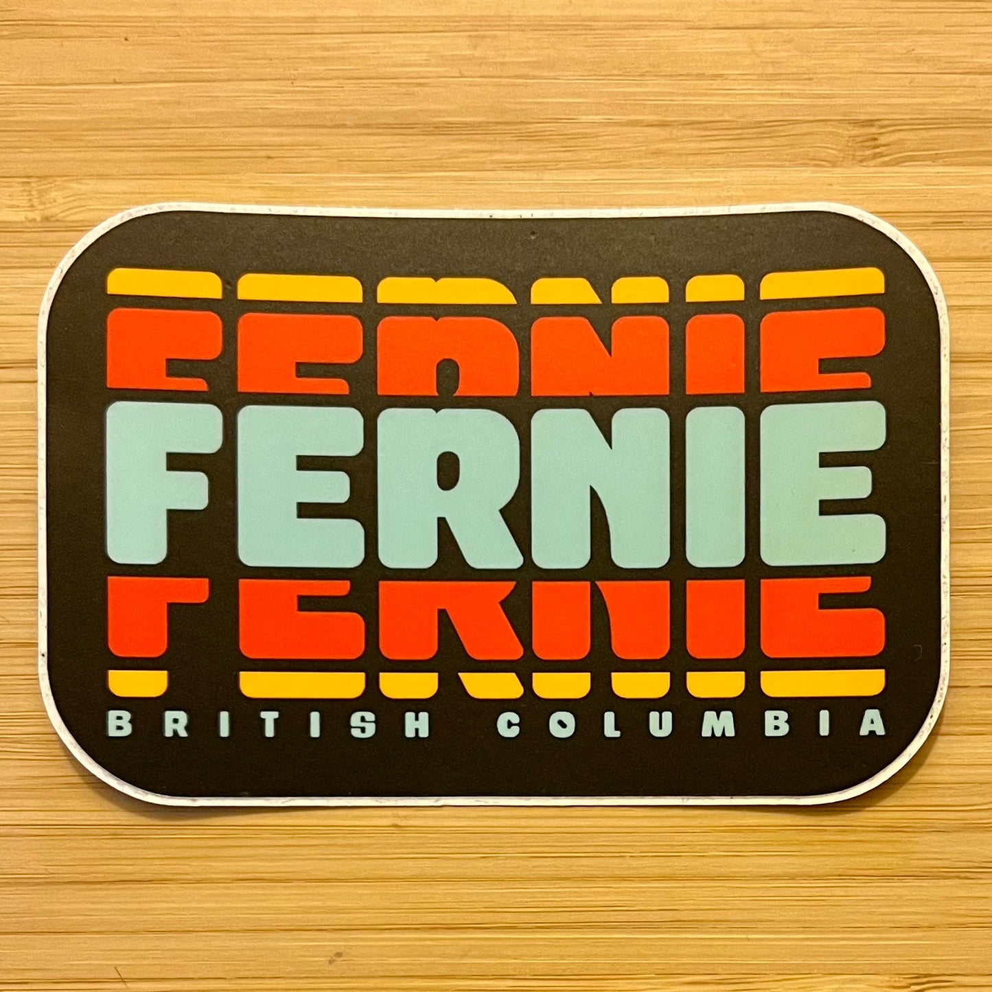 Fernie Sticker - Expand Rectangle - Black - #11