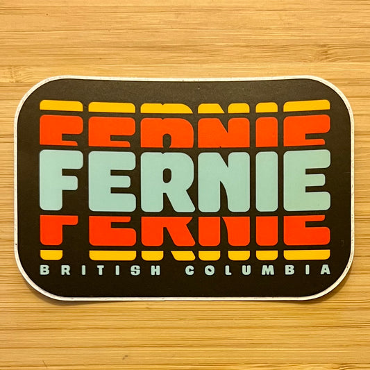 Fernie Sticker - Expand Rectangle - Black - #11