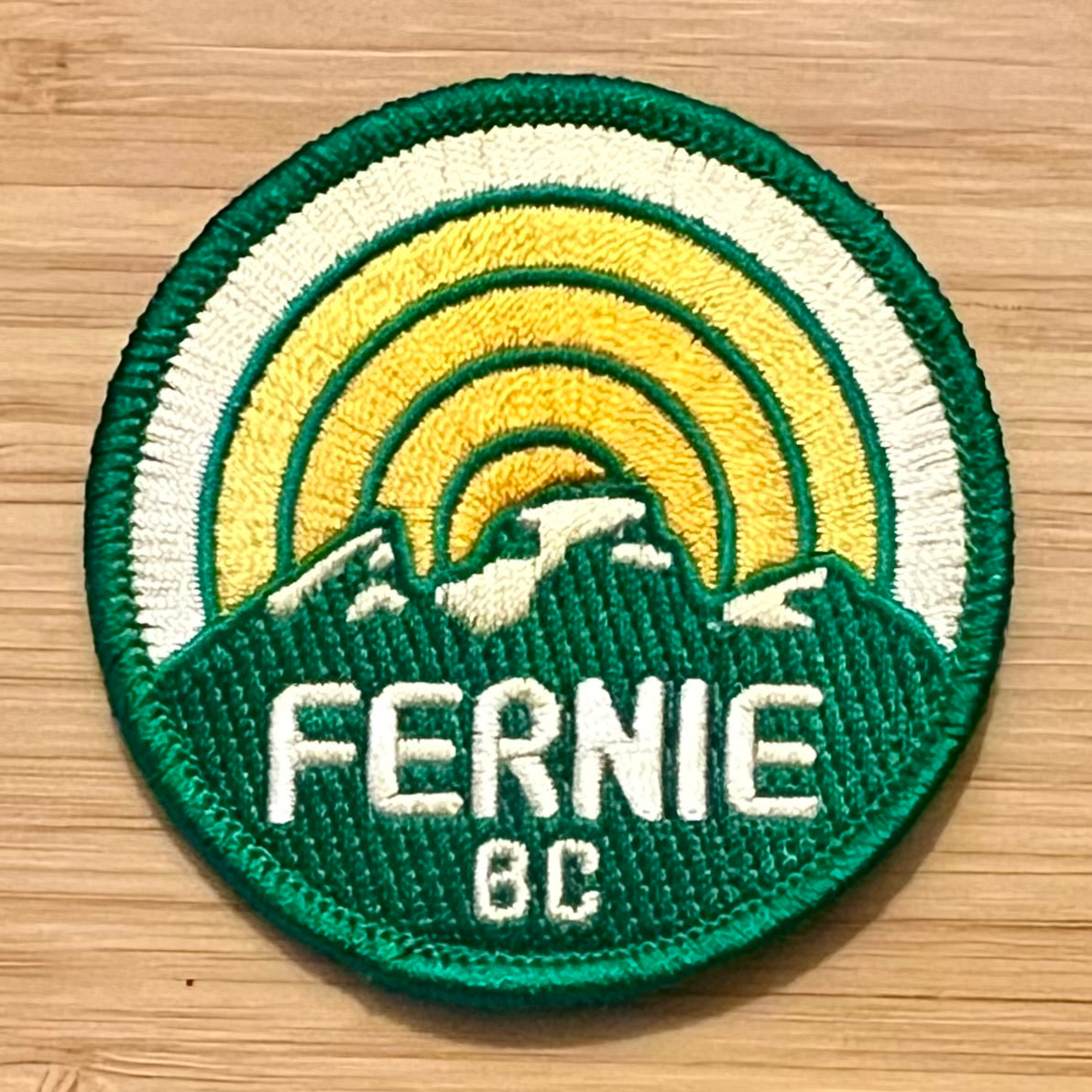 Fernie Patch - Radiant Circles - Green - #17